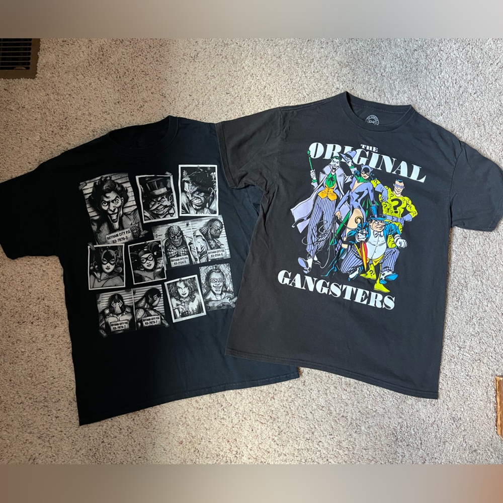 DC comics tshirts